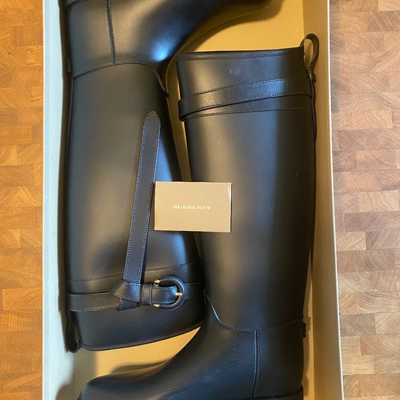 Burberry Rain Boots - Picture 1 of 8